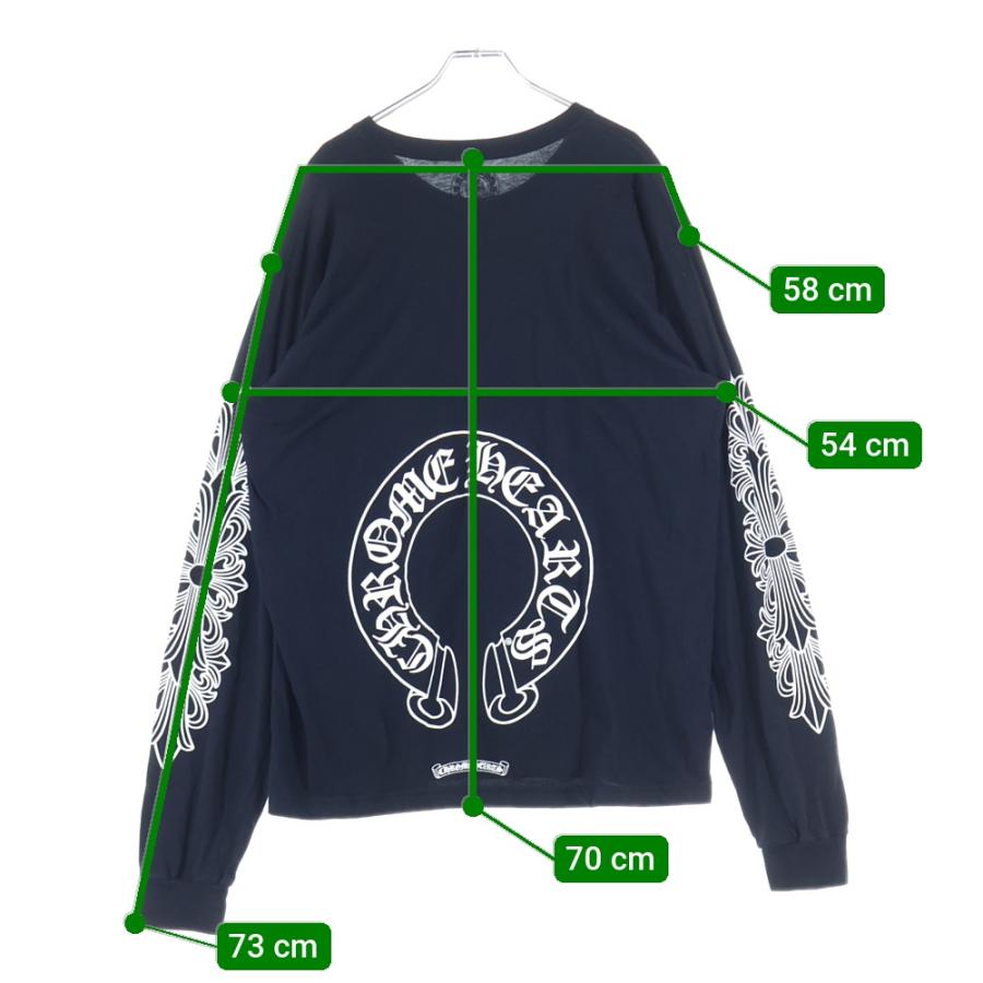 CHROME HEARTS（クロムハーツ） FLRL CRS HORSESHOE L/S バックホース