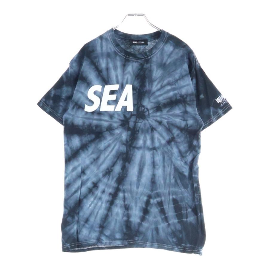 WIND AND SEA（ウィンダンシー） タイダイ ロゴ 半袖 クルーネック T