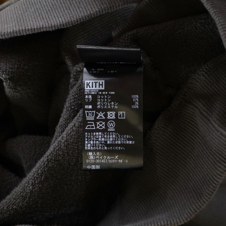 KITH（キス） Quarter Zip Popover Sweatshirt ロゴ刺繍 襟付きハーフ