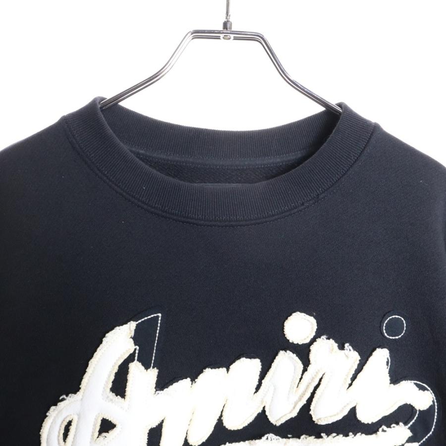 AMIRI（アミリ） フロントロゴ エンブロイ スウェット トレーナー 長袖