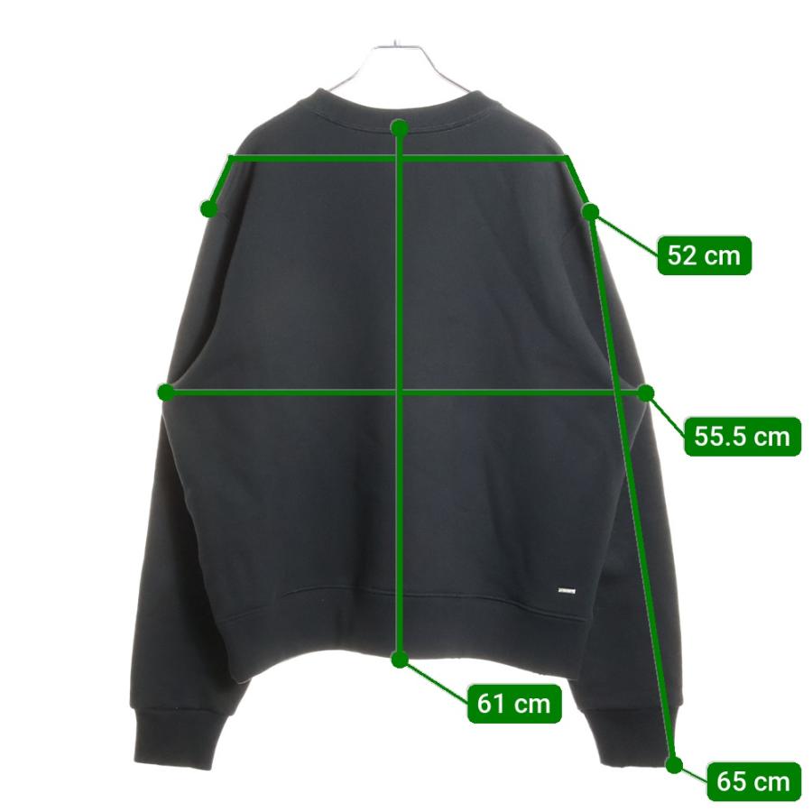 AMIRI（アミリ） フロントロゴ エンブロイ スウェット トレーナー 長袖