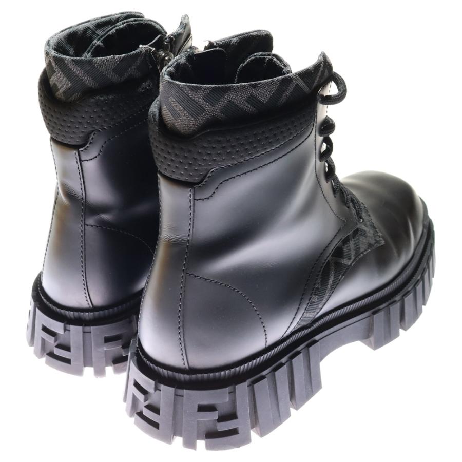 FENDI（フェンディ） ズッカ柄 FFロゴソール レースアップ ジップ