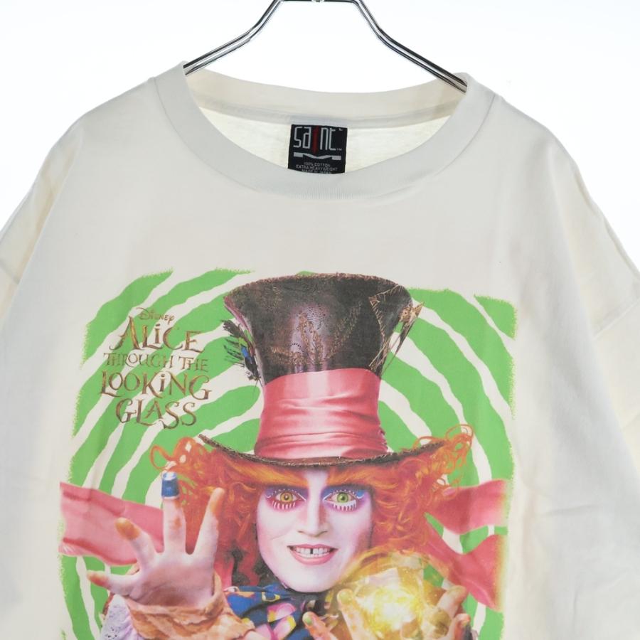 美品✨SAINT MICHAEL Mxxxxxx 両面プリント エイジング加工 SAINT MXXXXXX＜セント マイケル＞ ヴィンテージ加工プリントTシャツ