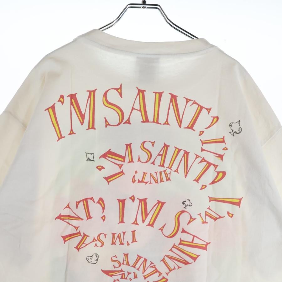 美品✨SAINT MICHAEL Mxxxxxx 両面プリント エイジング加工 SAINT MICHAEL セントマイケル MAD HATTER 両面プリント ヴィンテージ