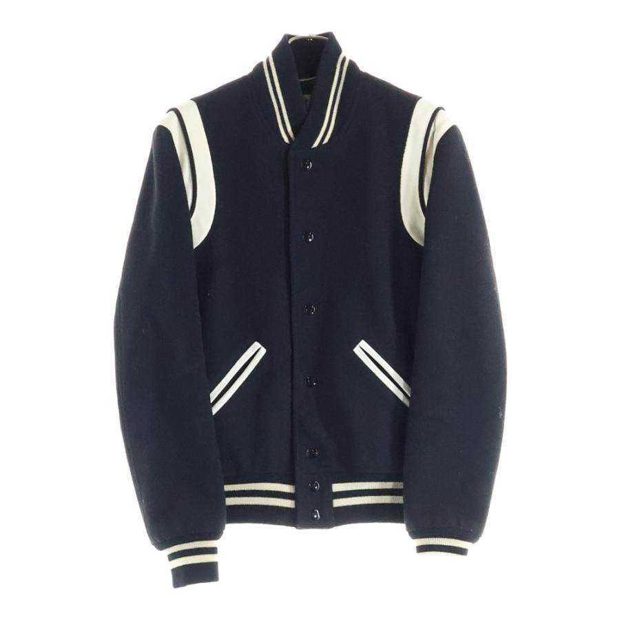 サンローラン テディジャケット レディース 40 ブラック サンローラン