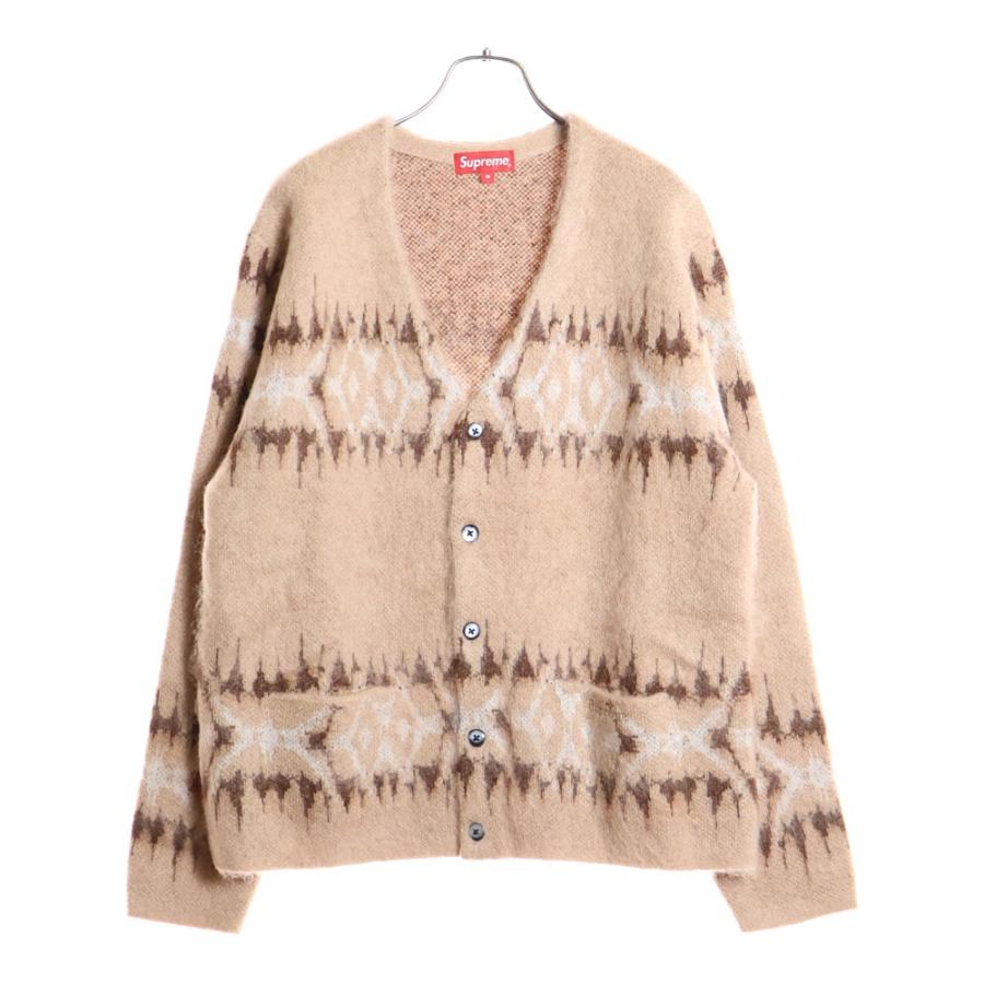 トップス 22AW Supreme Abstract Stripe Cardigan Supreme（シュプリーム） 22AW Abstract Stripe Cardigan モヘア