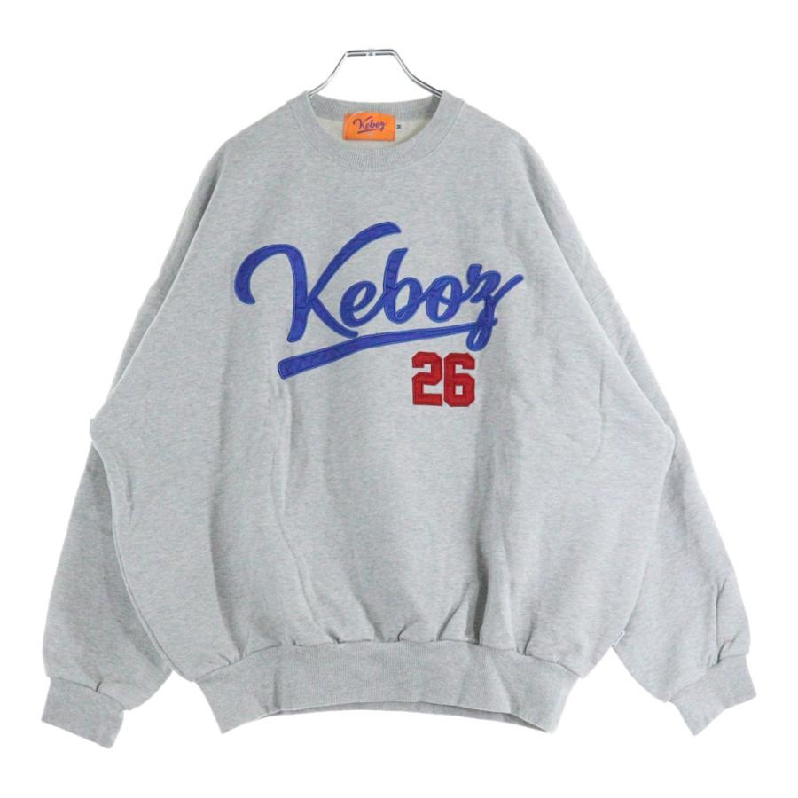 KEBOZ ケボズ ×FROCLUB フロクラブ 両面刺繍デザイン クルーネック