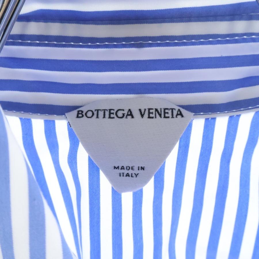ボッテガヴェネタ　ストライプ 長袖シャツ　36 BOTTEGA VENETA（ボッテガ・ヴェネタ） ストライプ コットン 長袖
