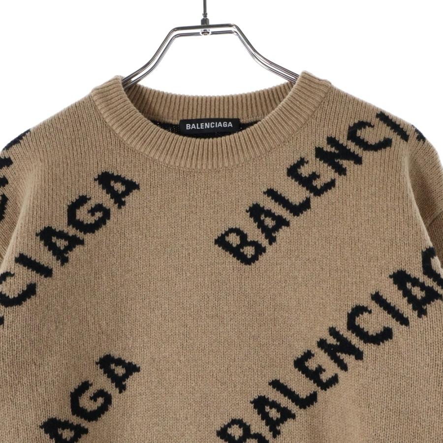 BALENCIAGA 　ロゴマニア オールオーバー ニット セーター BALENCIAGA ロゴマニア オールオーバー ニット セーター BALENCIAGA