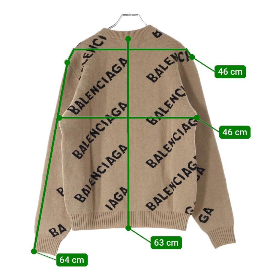 BALENCIAGA 　ロゴマニア オールオーバー ニット セーター BALENCIAGA ロゴマニア オールオーバー ニット セーター BALENCIAGA