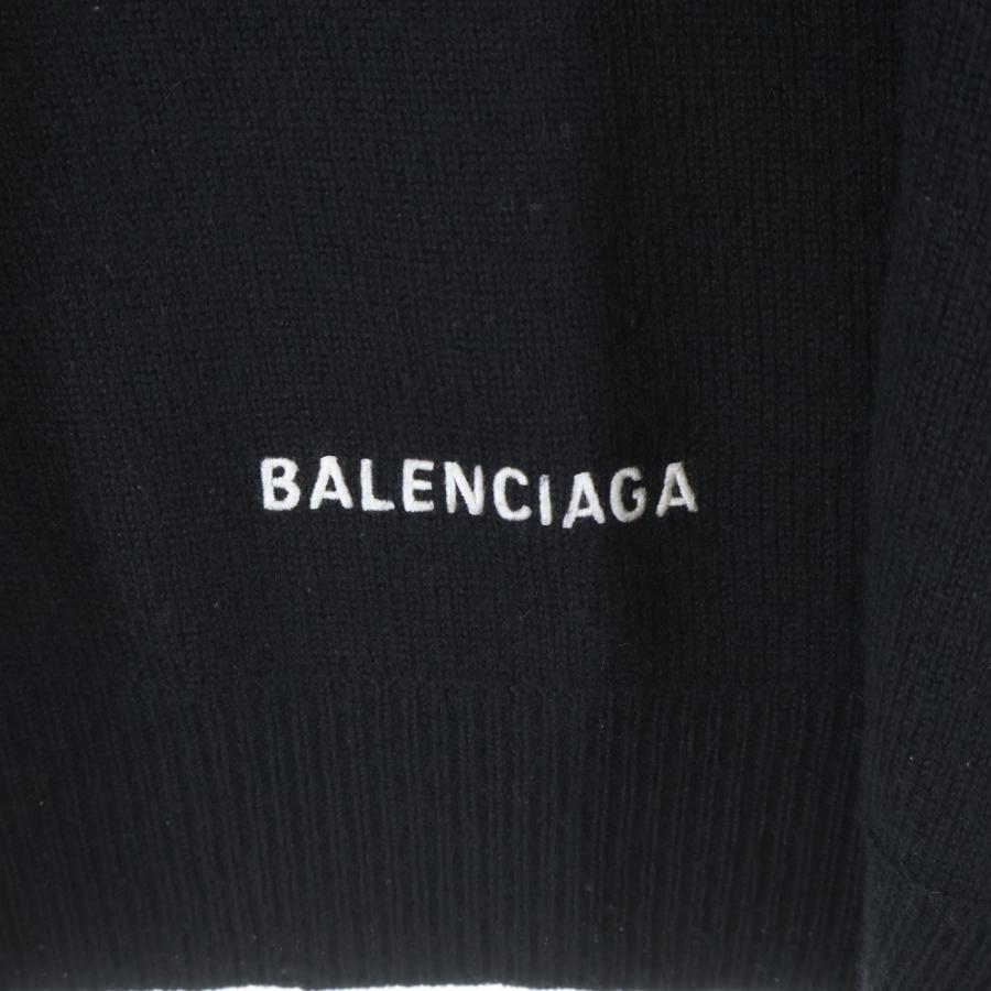 BALENCIAGA（バレンシアガ） バックロゴ刺繍 クルーネックセーター