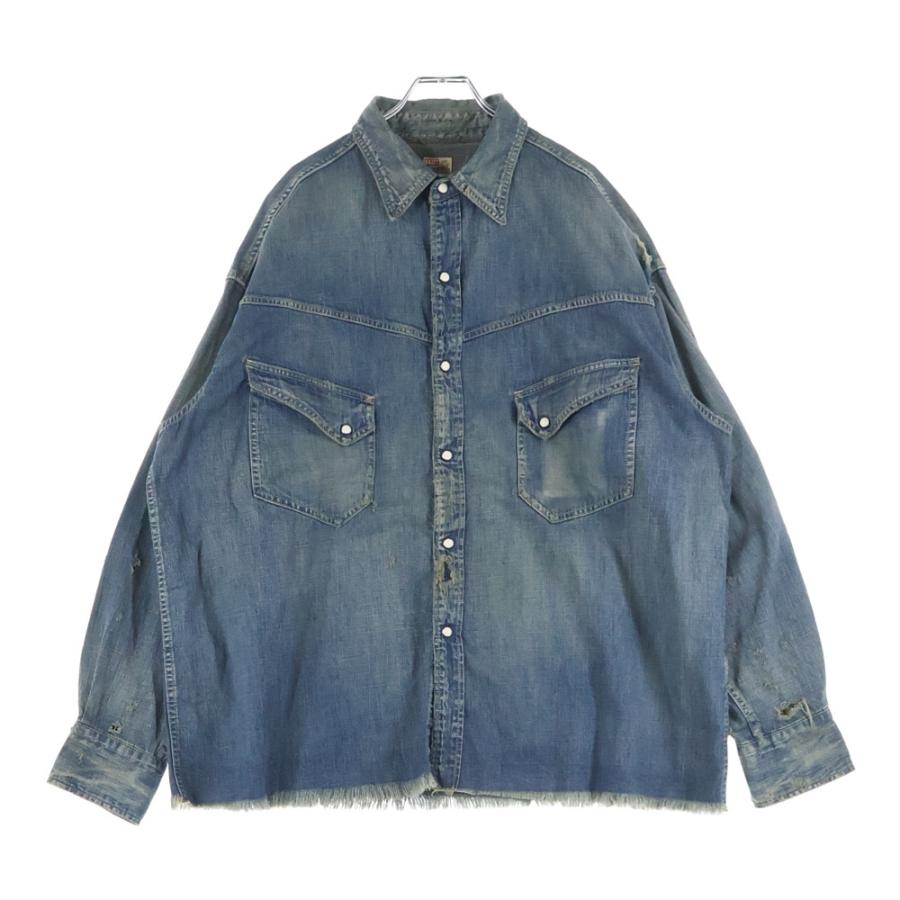 SAINT MICHAEL セントマイケル 23AW DENIM SHIRT 長袖 デニムシャツ