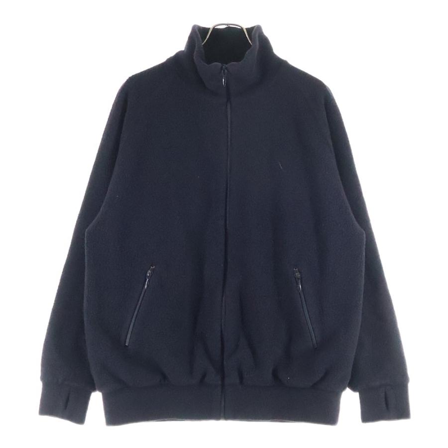 COMOLI コモリ 22AW シルクフリース長袖クルー ネイビー 3 COMOLI（コモリ） 22AW ウールフリーストラックジャケット ネイビー