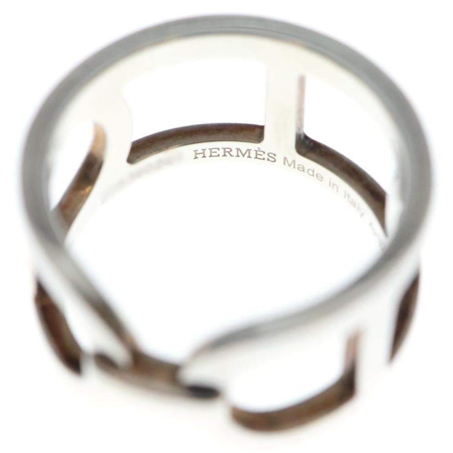 HERMES エルメス エヴァーシェーヌダンクル リング シルバー サイズ54