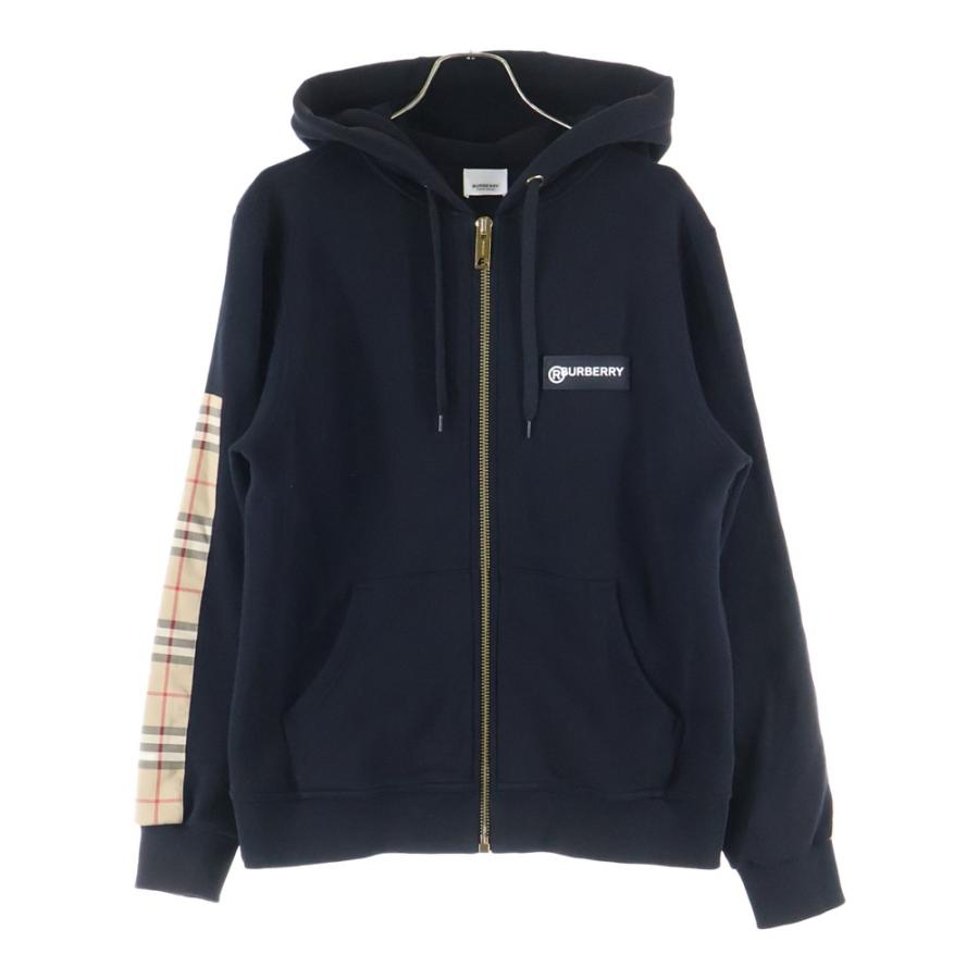 BURBERRY バーバリー ヴィンテージチェックパネル ロゴ スウェット BURBERRY（バーバリー） 21SS ヴィンテージチェックパネル オーバー