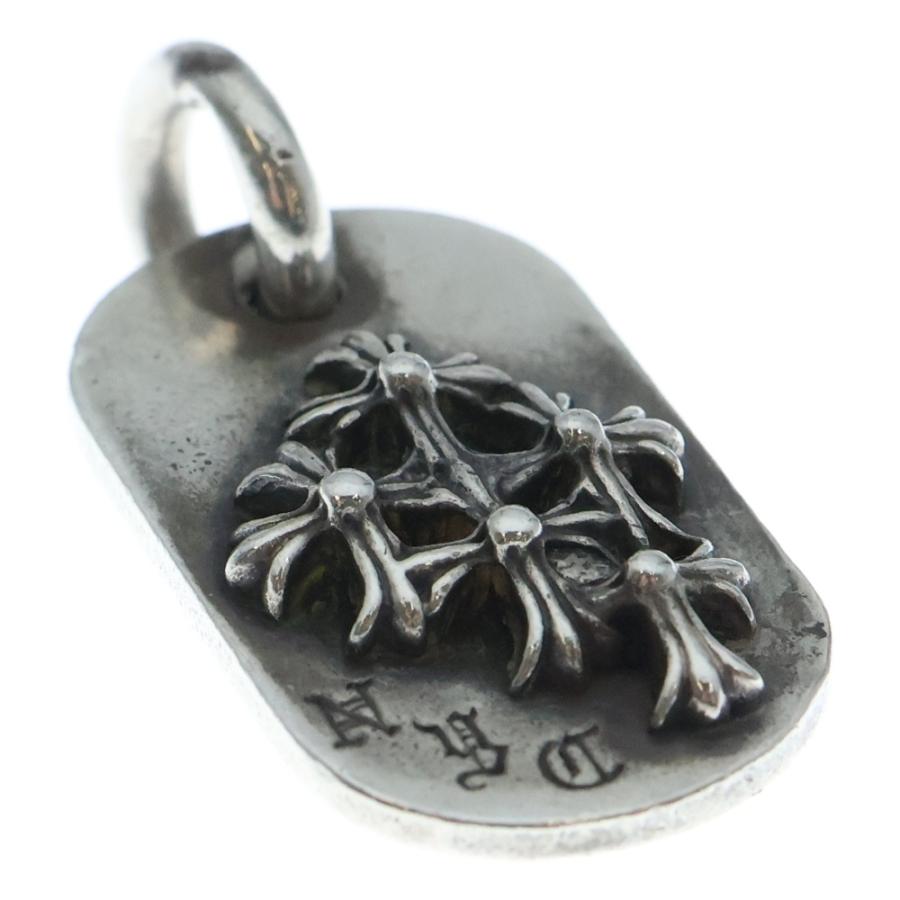 【年末までの特価】CHROME HEARTS 925シルバークロスドックタグ CHROME HEARTS（クロムハーツ） RAISED DOGTAG レイズド セメタリー
