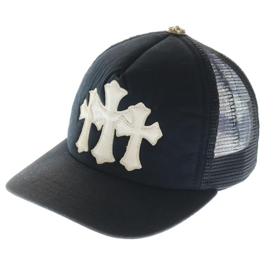 クロムハーツ キャップメッシュ トリプルクロスChrome Hearts cap CHROME HEARTS（クロムハーツ） Triple Cross Patch Trucker Cap