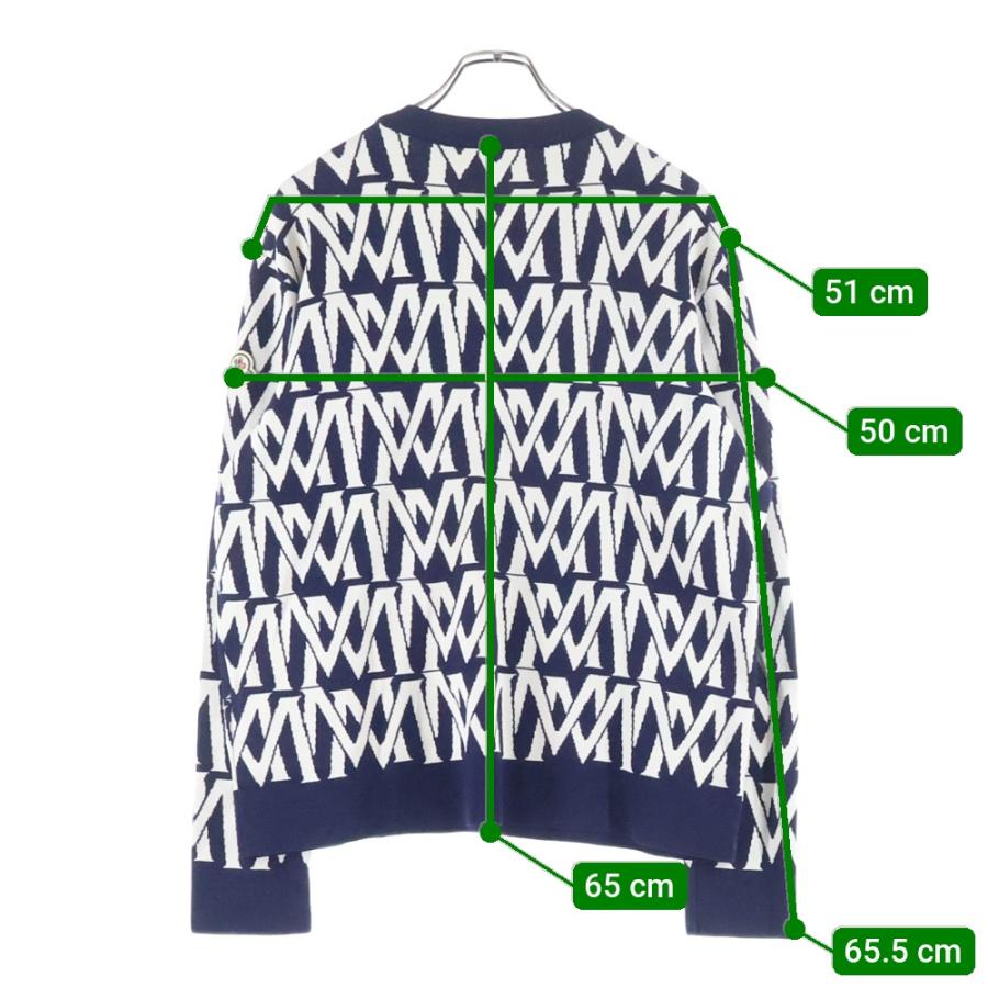 MONCLER（モンクレール） 24SS GIROCOLLO TRICOT モノグラム ニット