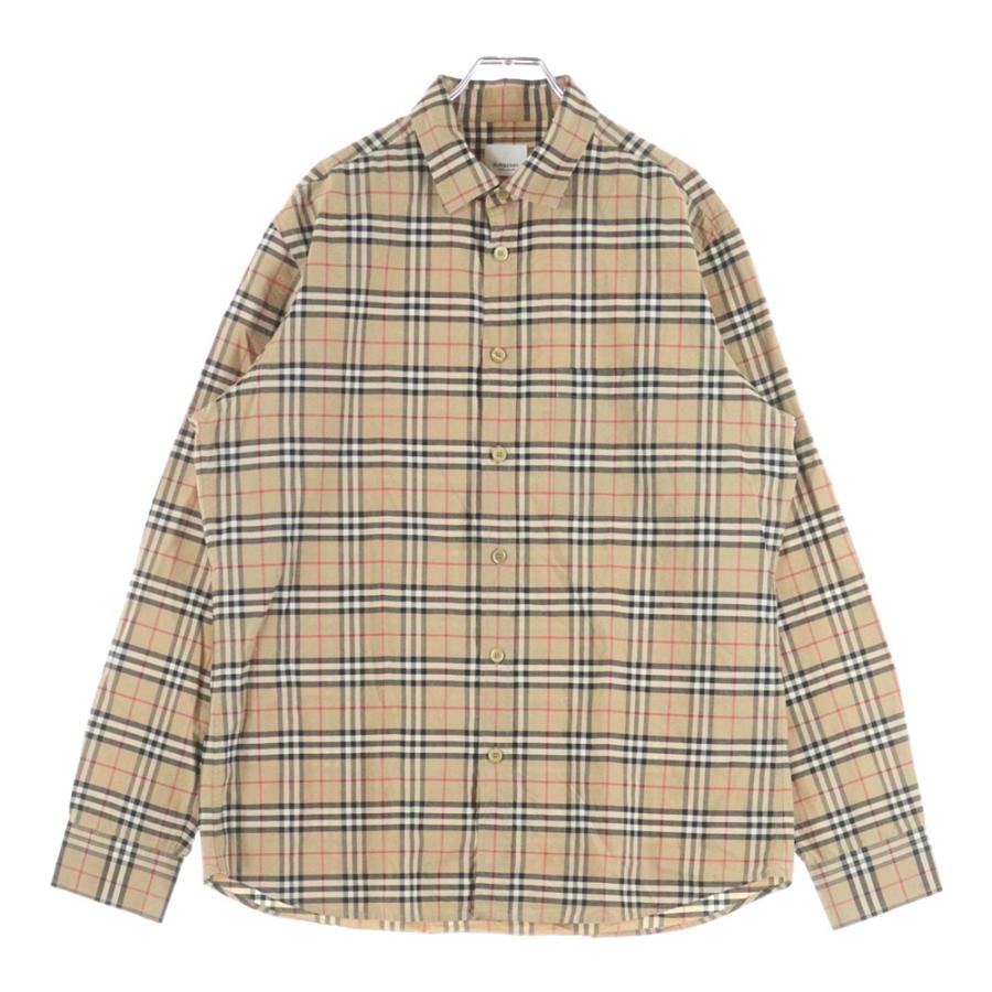 BURBERRY（バーバリー） ノバチェック総柄 コットン 長袖シャツ