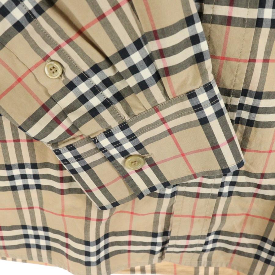 BURBERRY（バーバリー） ノバチェック総柄 コットン 長袖シャツ