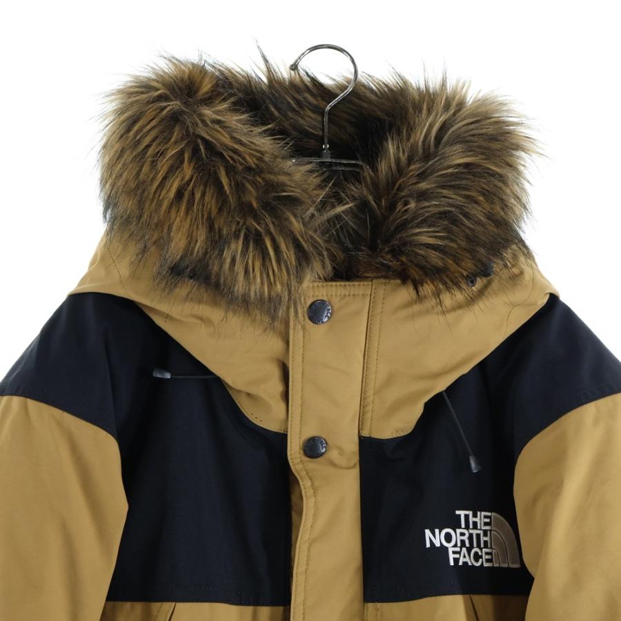 THE NORTH FACE マウンテンダウンジャケット ベージュ/黒 THE NORTH FACE マウンテンダウンジャケット ベージュ/黒 Lサイズ THE