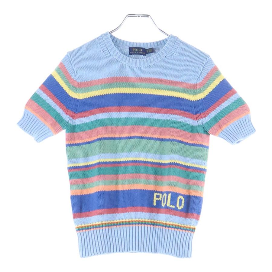 POLO RALPH LAUREN（ポロ・ラルフローレン） マルチボーダー半袖ニット