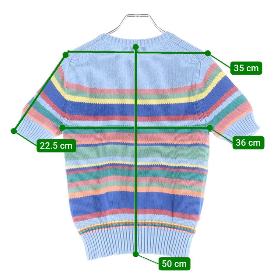 ラルフローレン ポロ 専用・ラルフローレン・ニット・半袖・ボーダー・ポニー・新品未使用 ニット 完売 人気 ボーダー 半袖ニット ケーブル トップス