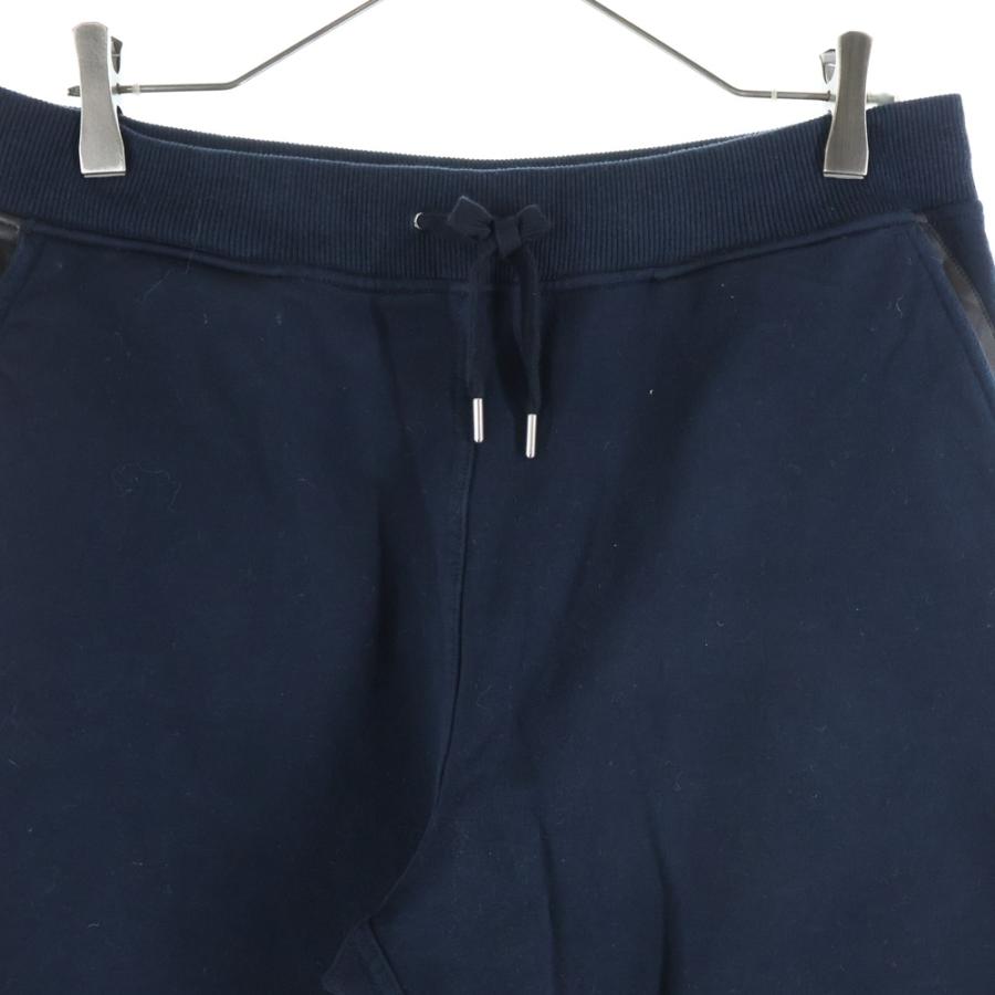 HERMES（エルメス） カシミヤ混 Hロゴレザーパッチ スウェットパンツ 