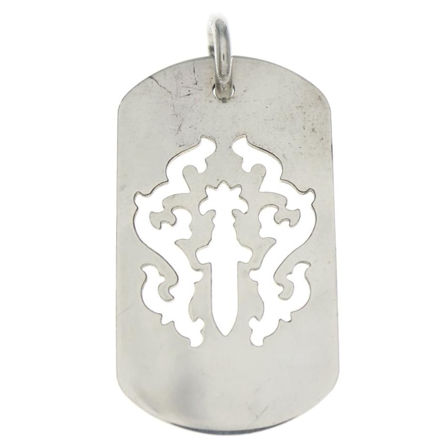 CHROME HEARTS ヴァインダガードッグタグ ラージ ペンダントトップ CHROME HEARTS（クロムハーツ） D TAG LRG DAGGER ヴァインダガー