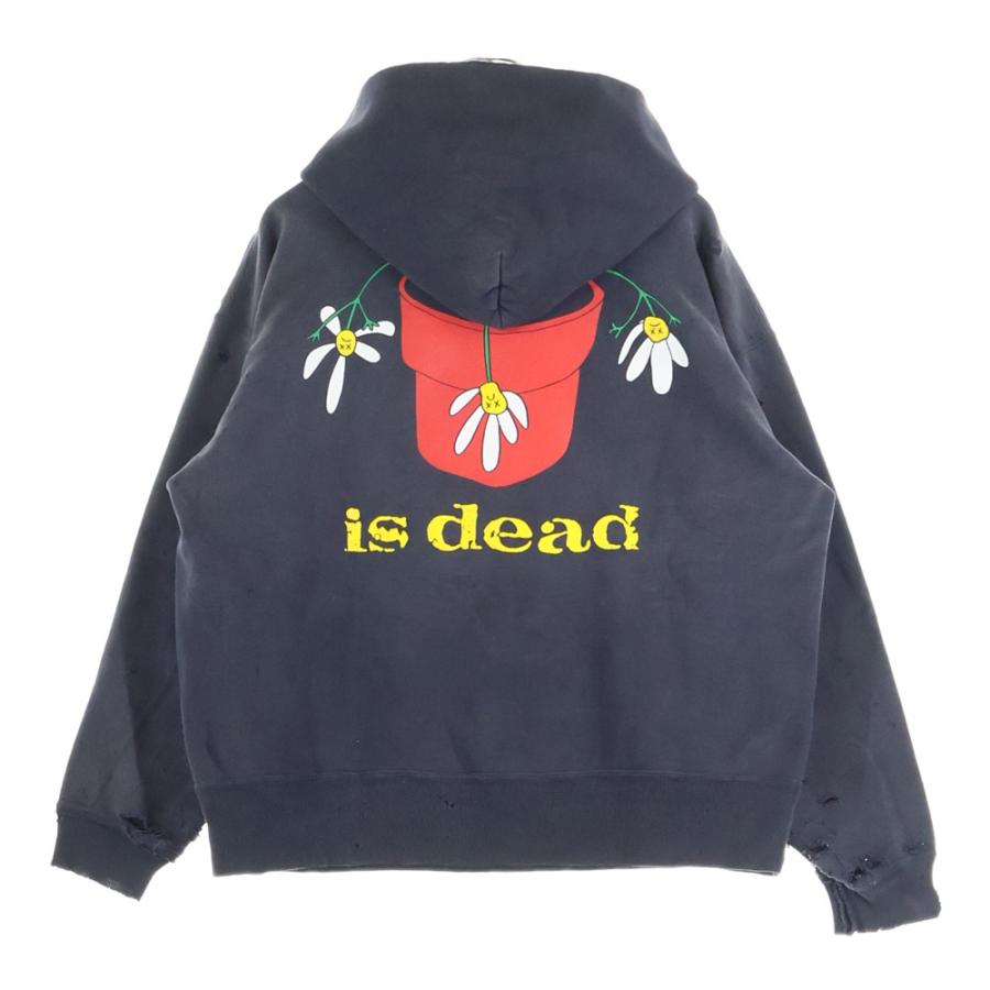 セントマイケル 25AW×DE LA SOUL DLS_HOODIE デラソウル ダメージ加工