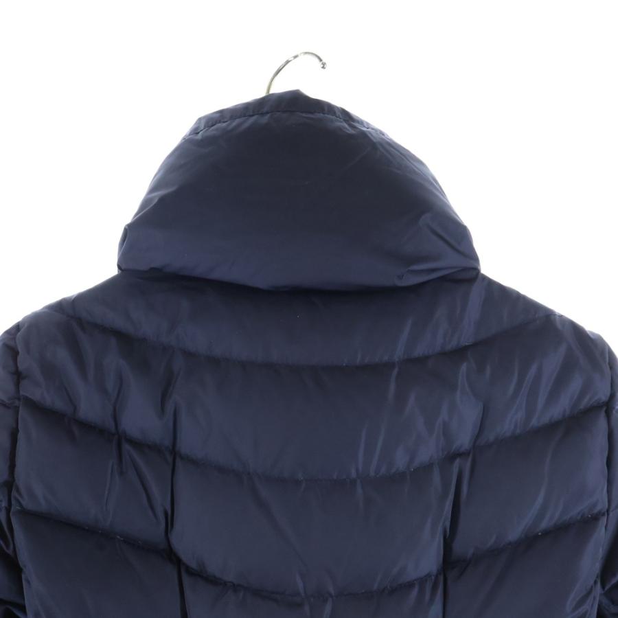 MONCLER モンクレール 17AW MIRIELON ミリエロン ジップアップ ロング ダウン ジャケット ネイビー レディース C20934999005
