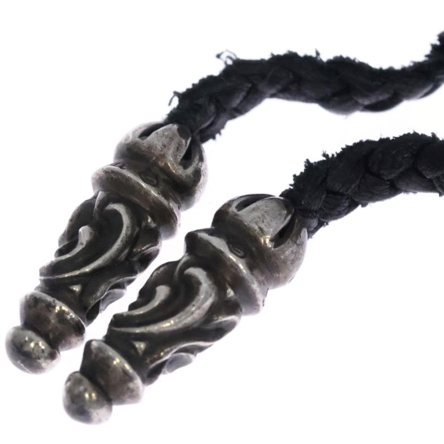CHROME HEARTS（クロムハーツ） LEATHER BRAID ネックレス レザー