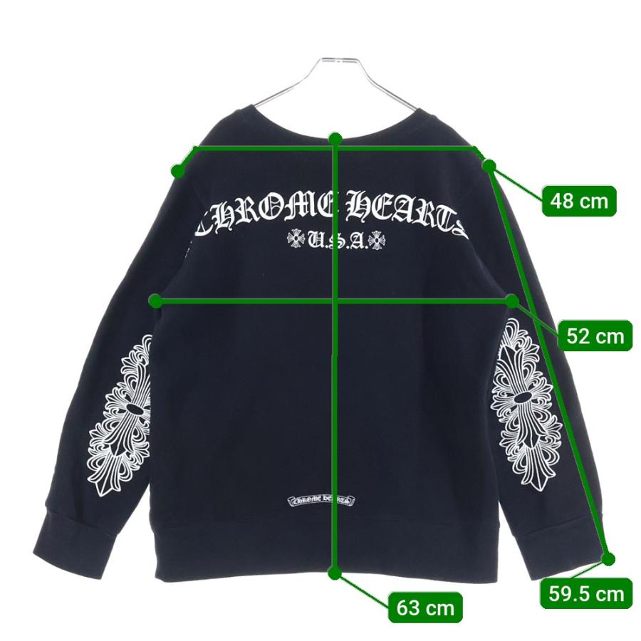 CHROME HEARTS（クロムハーツ） SWTSHRT PLVR バックアーチロゴ 袖