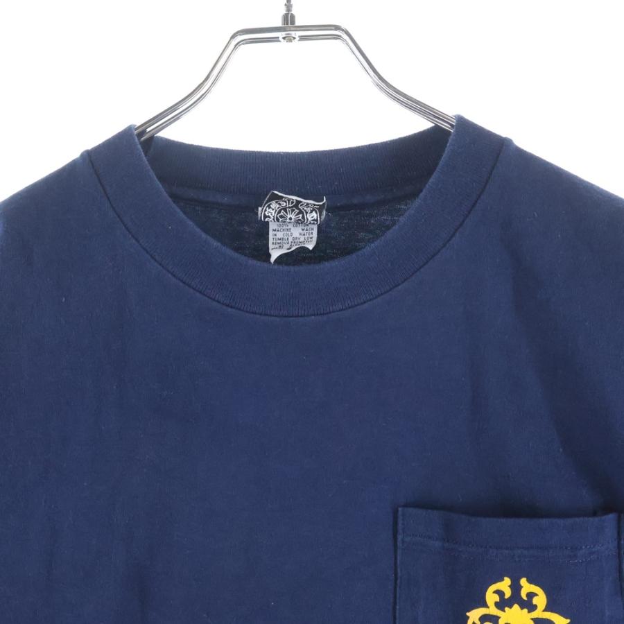 CHROME HEARTS ウルトラマリンブルー ポケットTシャツ　oldタイプ CHROME HEARTS（クロムハーツ） OLD Dagger Tee オールドモデル ダガー