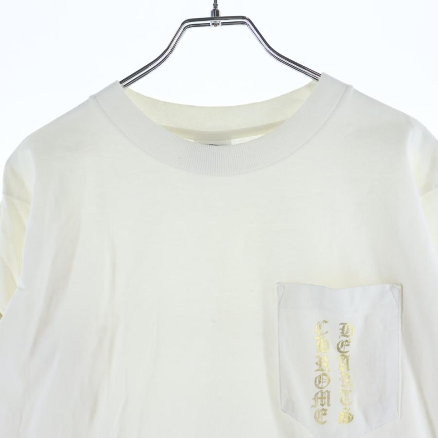 CHROME HEARTS（クロムハーツ） OLD CH T-SHRT 袖ロゴプリント クルー