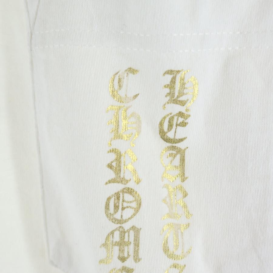 CHROME HEARTS（クロムハーツ） OLD CH T-SHRT 袖ロゴプリント クルー
