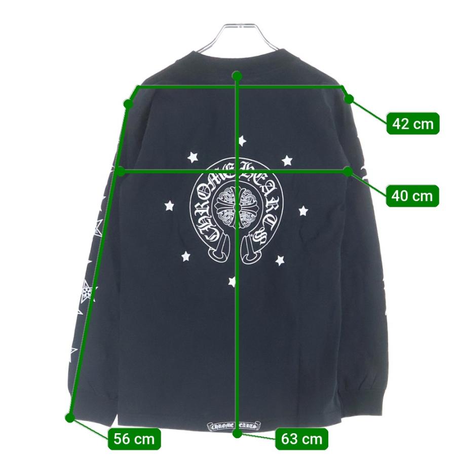 CHROME HEARTS（クロムハーツ） OLD STAR L/S TEE サイドスター ロゴ
