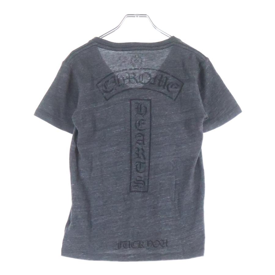 【超希少】Chrome Hearts グレー Vネック Tシャツ Chrome Hearts グレー Vネック Tシャツ M タイト 【公式通販】