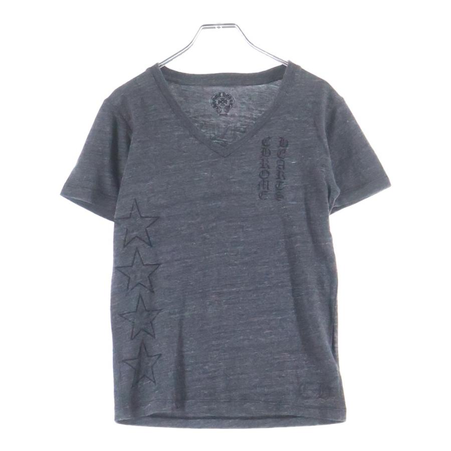 CHROME HEARTS（クロムハーツ） バックTバープリント Vネック 半袖T