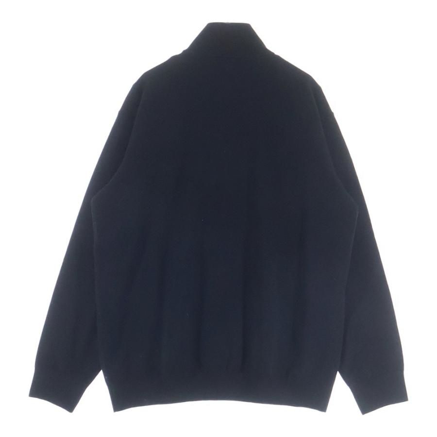 PRADA プラダ 24AW トライアングルロゴプレート付き スーパーファインウールカーディガン ジップアップニット ブラック UMG332 S000 1411_1