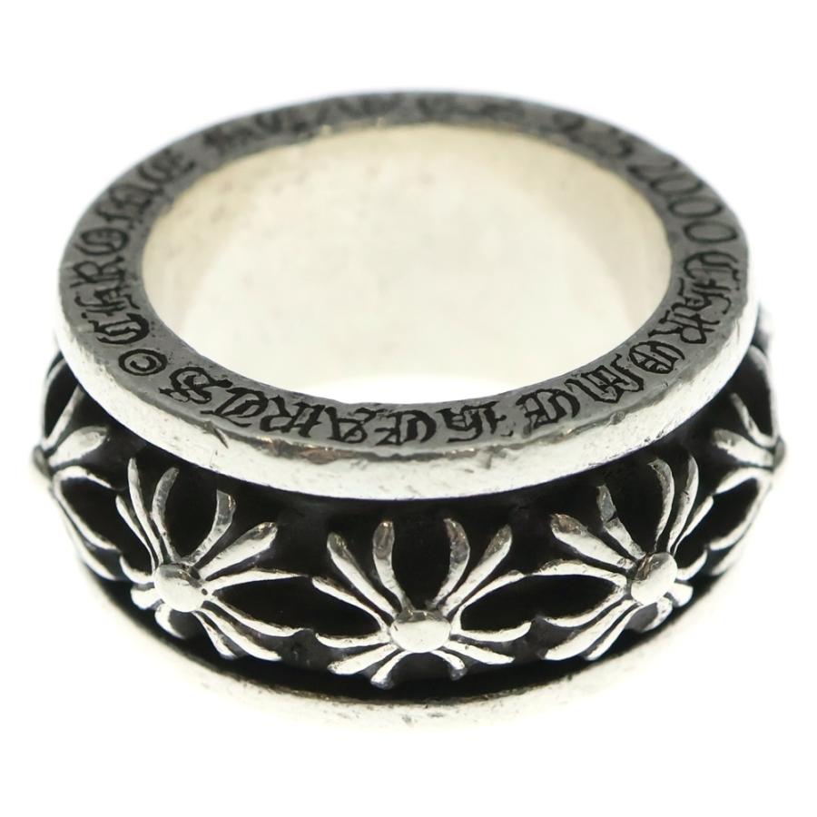 訳あり　クロムハーツ　シルバー925 chrome hearts スピナーリング CHROME HEARTS（クロムハーツ） RING SPINNER CH X スピナーCH X