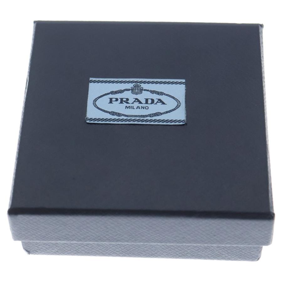 PRADA（プラダ） トライアングル ロゴ デザインヘアピン ヘアクリップ