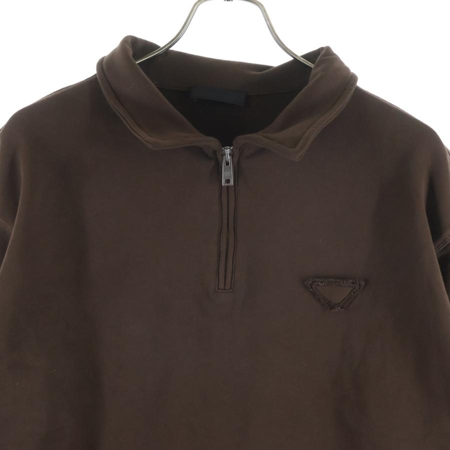 PRADA（プラダ） 25AW コットンフリース ポロシャツ ハーフジップ