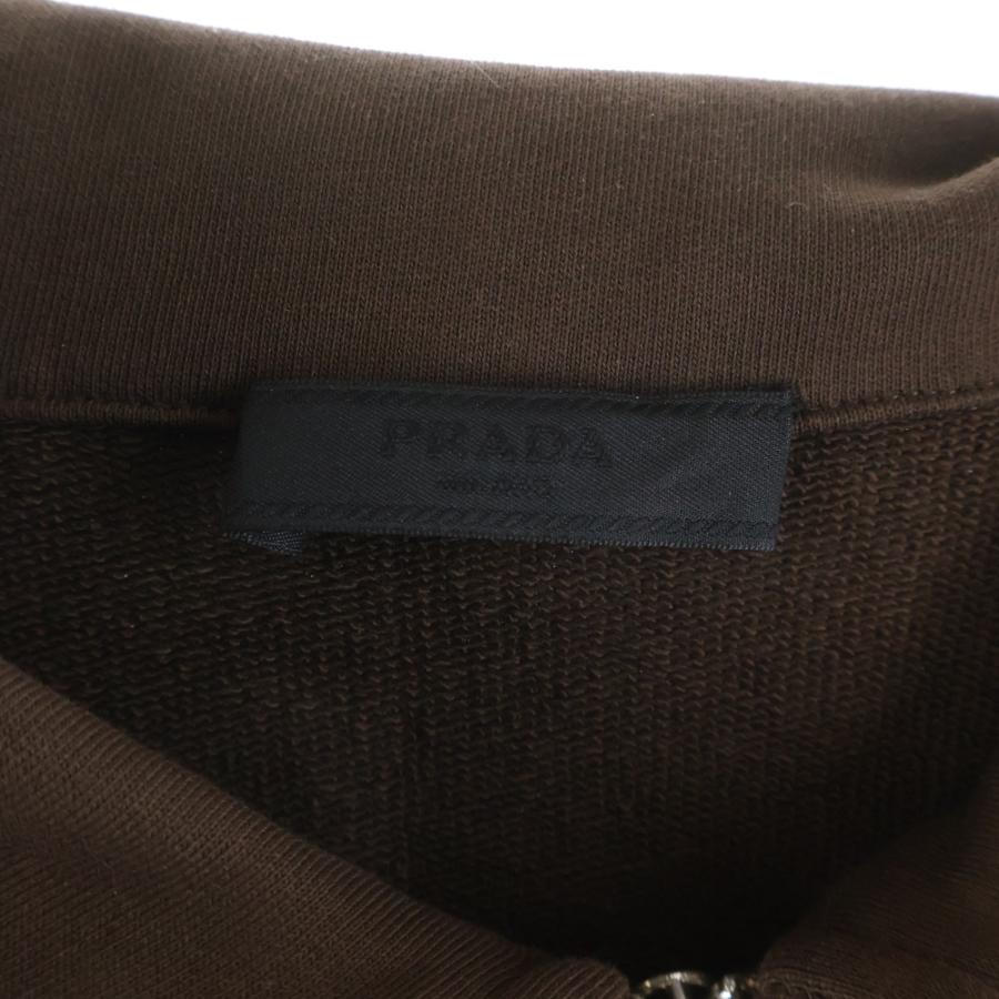PRADA（プラダ） 25AW コットンフリース ポロシャツ ハーフジップ