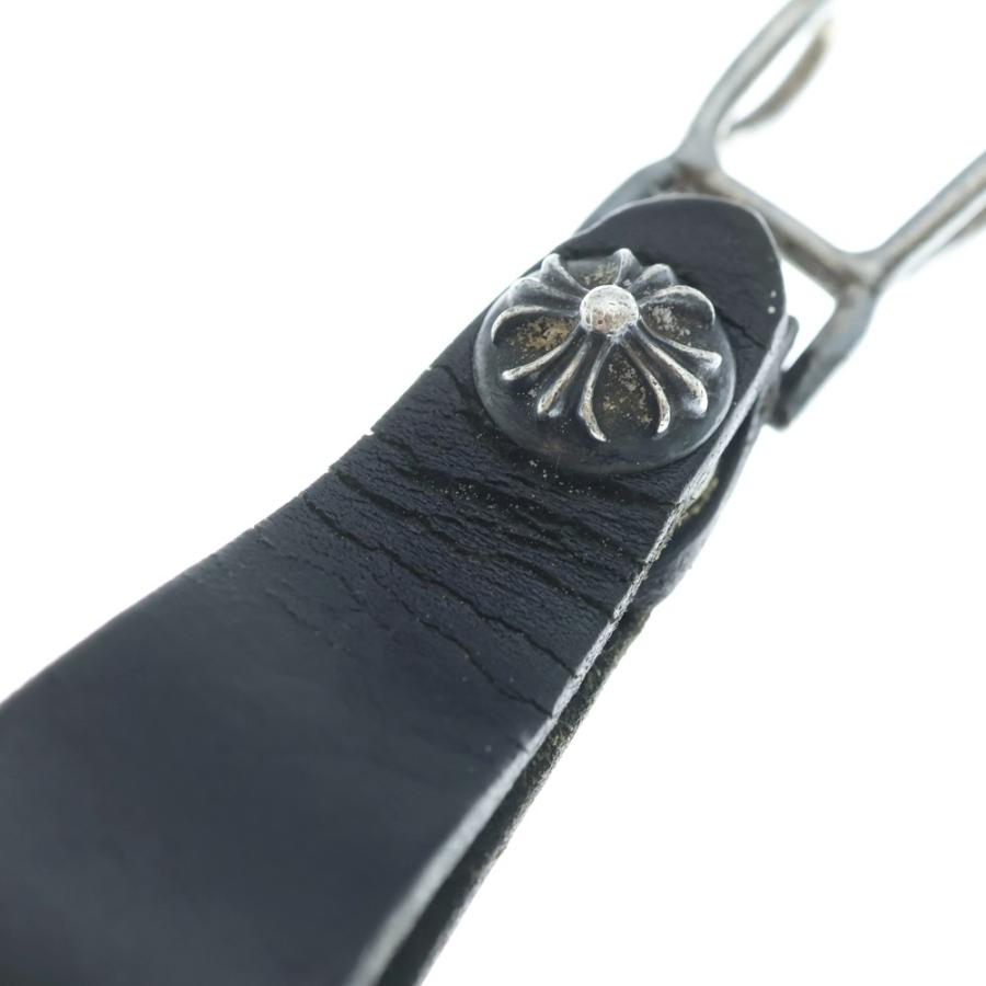 CHROME HEARTS（クロムハーツ） BELT LOOP クロスボールボタンレザー