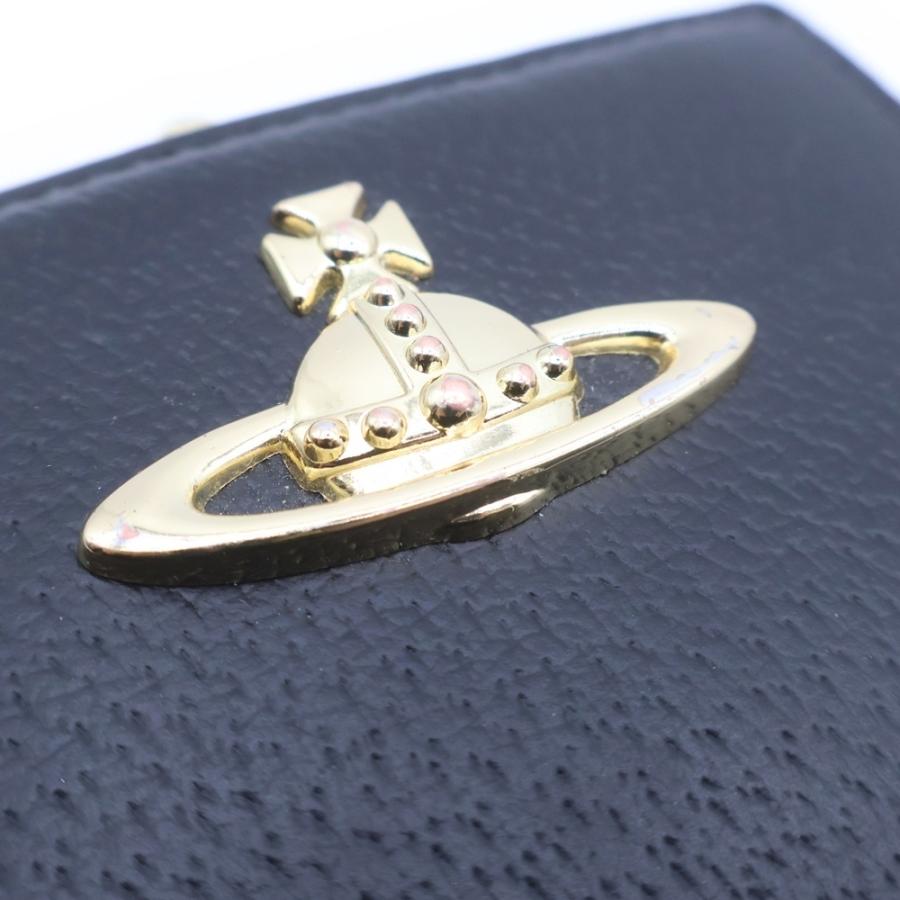 【美品】ヴィヴィアンウエストウッド コンパクトウォレット オーブ ORB Vivienne Westwood（ヴィヴィアンウエストウッド） オーブロゴ