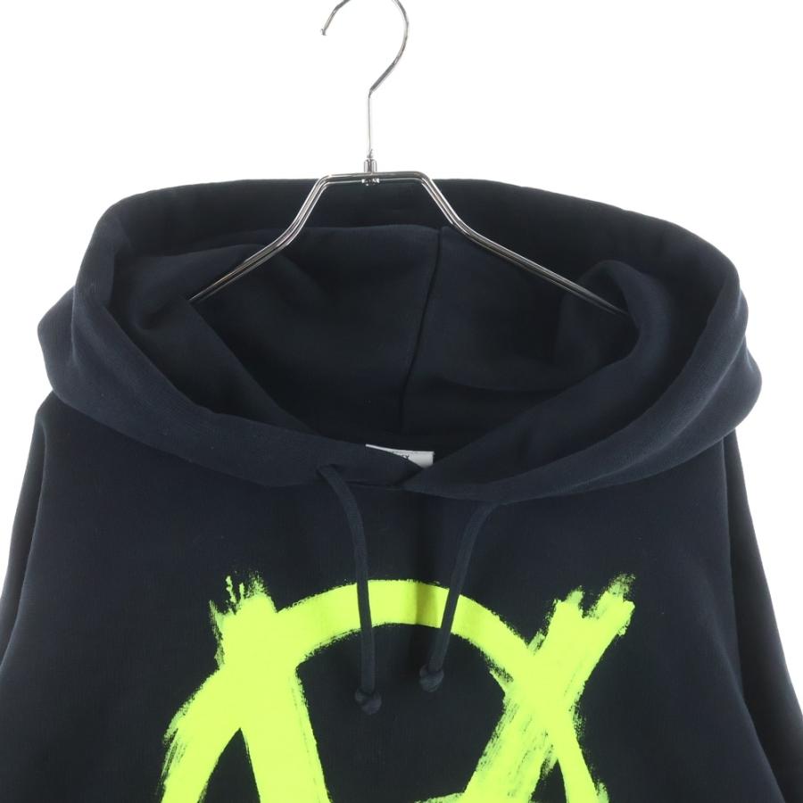 正規品　vetements アナーキー　パーカー　21aw VETEMENTS ヴェトモン 21AW ダブルアナーキープリント プルオーバー