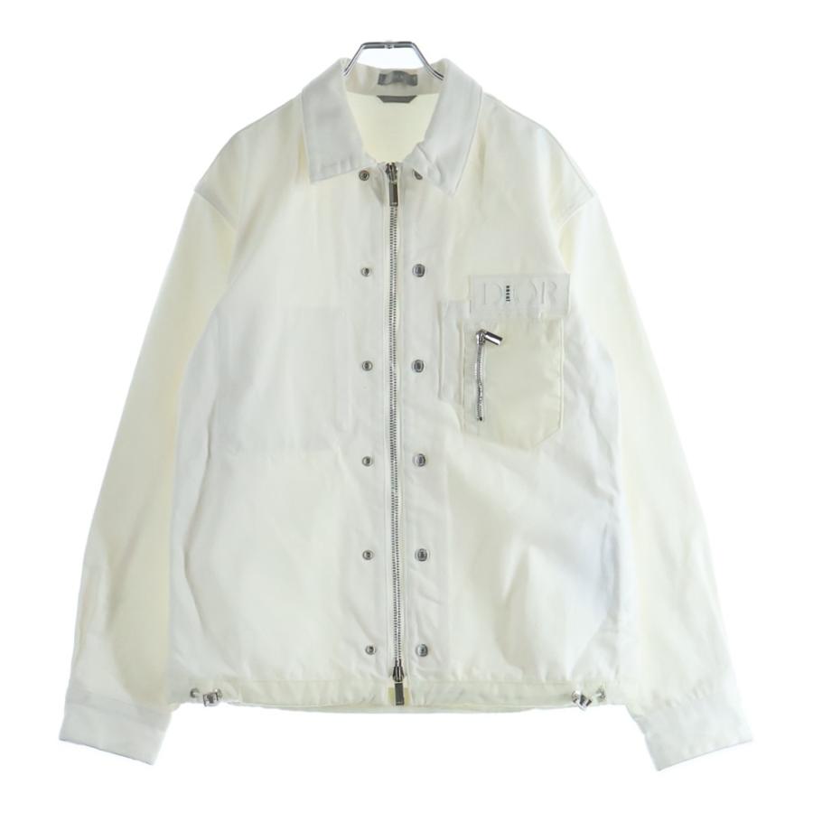DIOR ディオール 21AW ×sacai サカイ ナイロン切替デニムジャケット