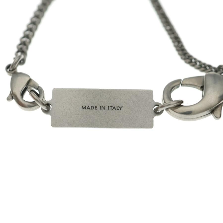【美品】MM6 Maison Margiela ネックレス MM6 メゾン マルジェラ キーチャーム ロゴプレート ネックレス (MM6