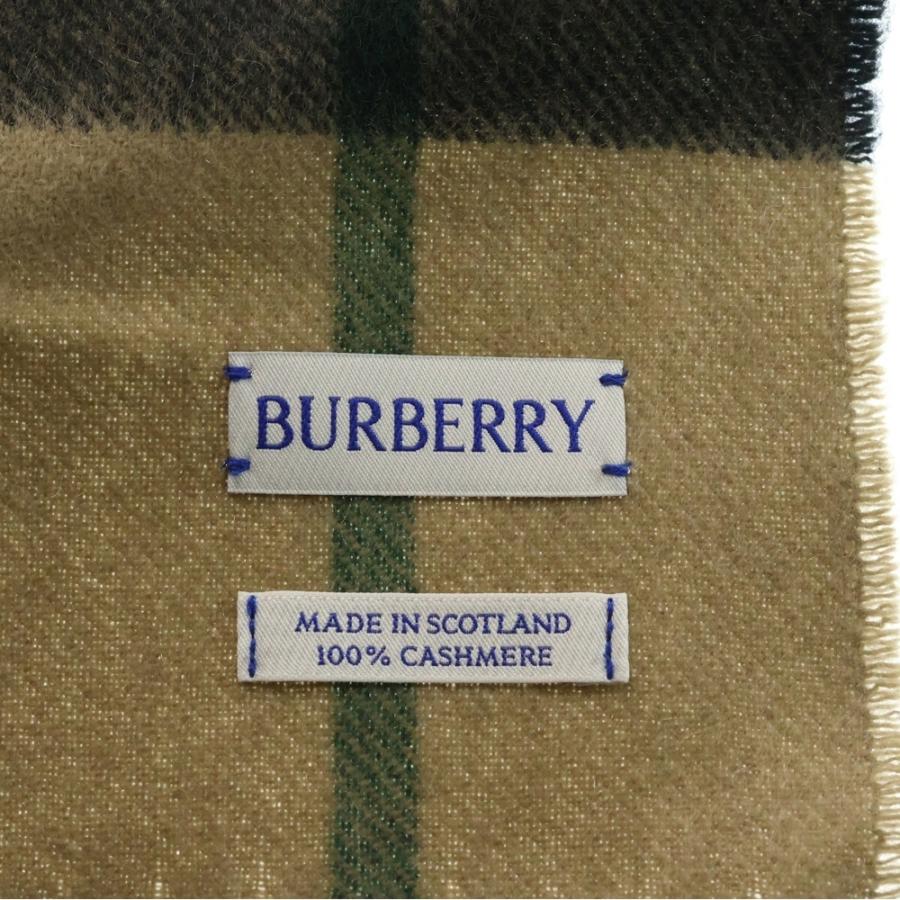 BURBERRY（バーバリー） チェック柄 カシミヤ マフラー ストール